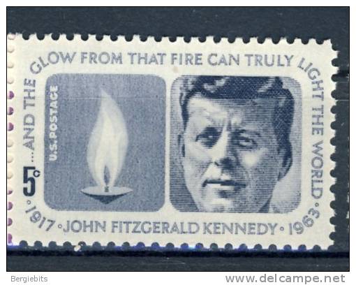 1964 United States 5 Cent " Kennedy Memorial Issue  "  VF MNH - Unused Stamps
