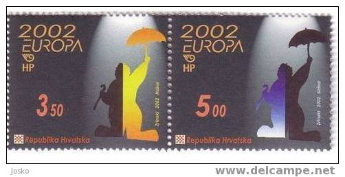 EUROPA CEPT 2002 . ( Croatia - 2. Stamps MNH** ) - 2002