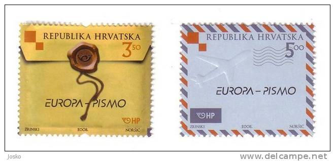 EUROPA CEPT 2008.  ( Croazia -  2. Francobolli MNH** ) - Croatia - 2008