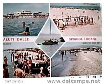 METAPONTO  SCANZANO JONICO  POLICORO MARINA NUOVA SIRI  SPIAGGE LUCANE VB1981  CI3017 - Matera