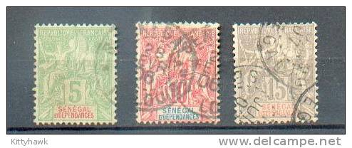 SEN 221 - YT 21-22-23 Obli - Used Stamps