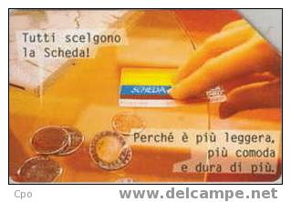 # ITALY 540 Tutti Scelgono La Scheda (31.12.98) 10000   Tres Bon Etat - Publiques Figurées Ordinaires