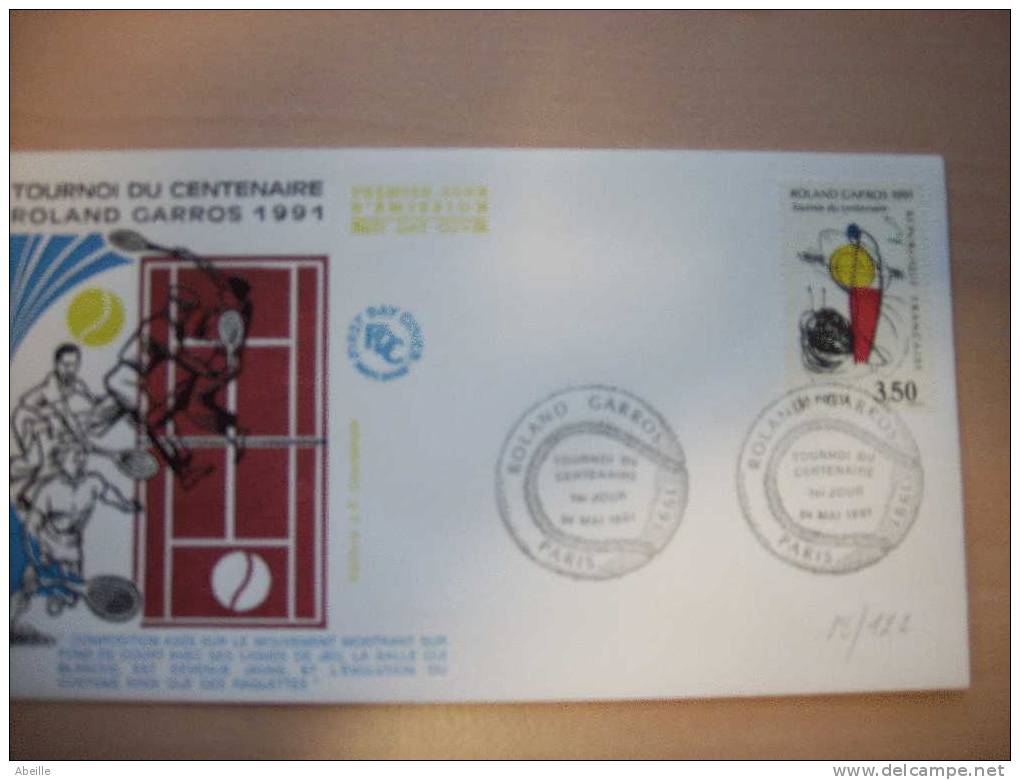 18/121   FDC   FRANCE - Tennis