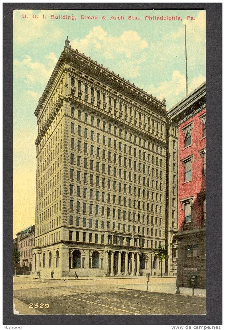United States PA - U.G.I. Building, Broad & Arch Sts., Philadephia Souvo Chrome Postcard - Philadelphia