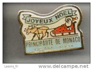 PINS - JOYEUX NOEL - PRINCIPAUTE DE MONACO - UCAM - 1991 - Christmas