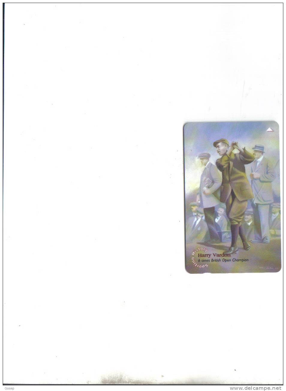 Jersey-jer216-sportivi Famos/sporting History-harry Vardon--tirage-45.000--used Card+1card Prepiad Free - [ 7] Jersey Und Guernsey