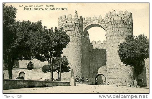 AVILA - Puerta De San Vicente - Avec Cavaliers - TBE, Carte Neuve, 2 Scans - Ávila