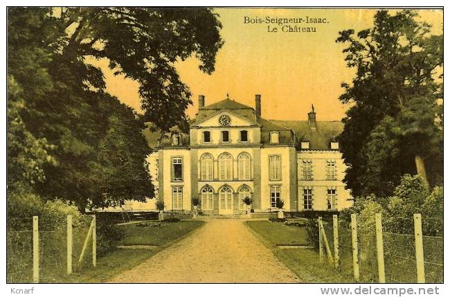 CP De BOIS-SEIGNEUR-ISAAC " Le Château " Avec Cachet Relais De BOIS-SEIGNEUR-ISAAC . - Sterstempels