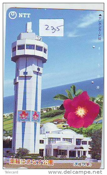 Telefonkarte Japan LEUCHTTURM (235) Télécarte Japon PHARE * VUURTOREN LIGHTHOUSE LEUCHTTURM FARO FAROL Phonecard - Faros