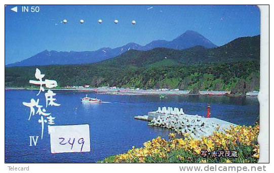 Telefonkarte Japan LEUCHTTURM (249) Télécarte Japon PHARE * VUURTOREN LIGHTHOUSE LEUCHTTURM FARO FAROL Phonecard - Lighthouses