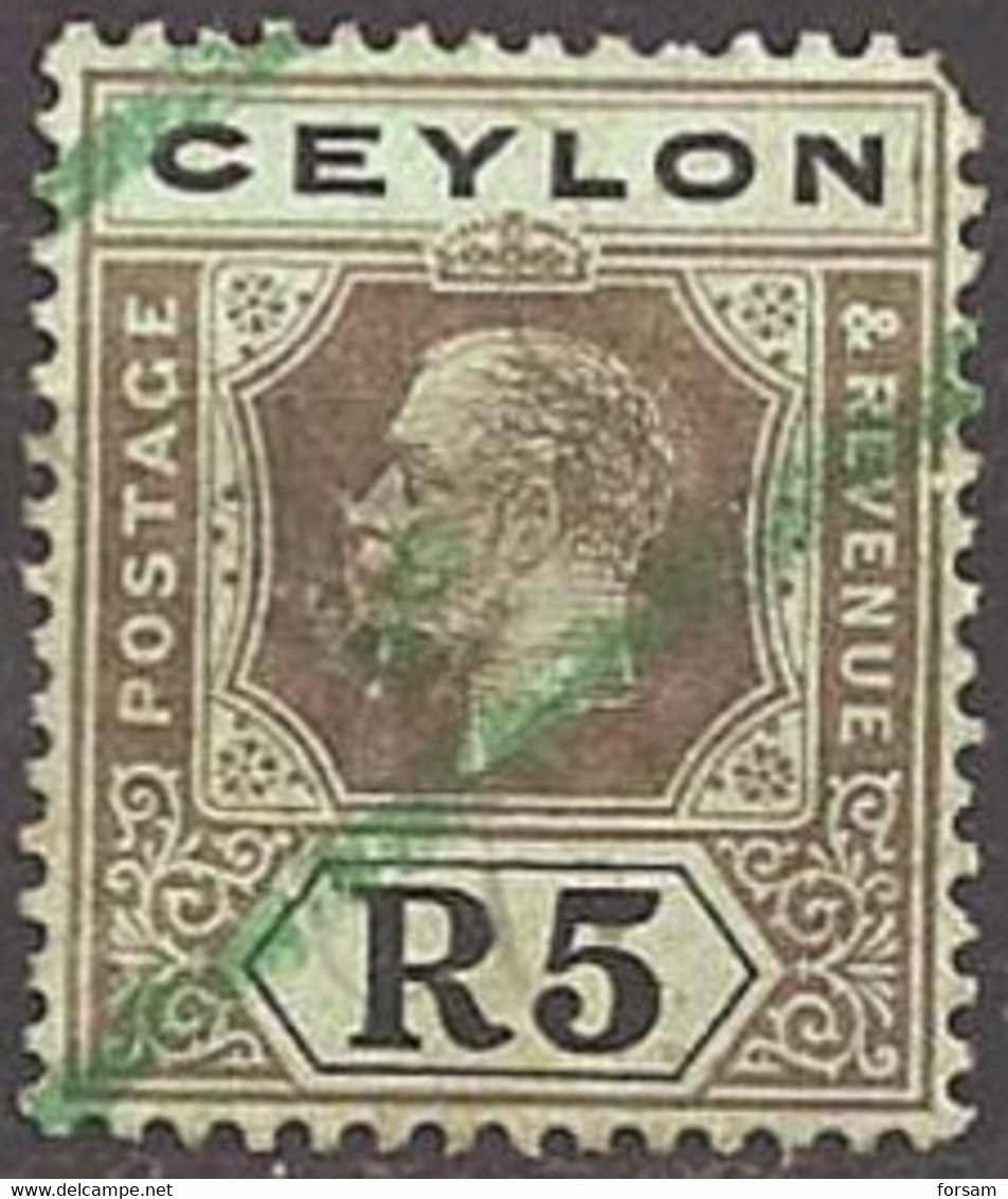 CEYLON..1911..Michel # 177 X...used...MiCV - 44 Euro. - Ceylan (...-1947)