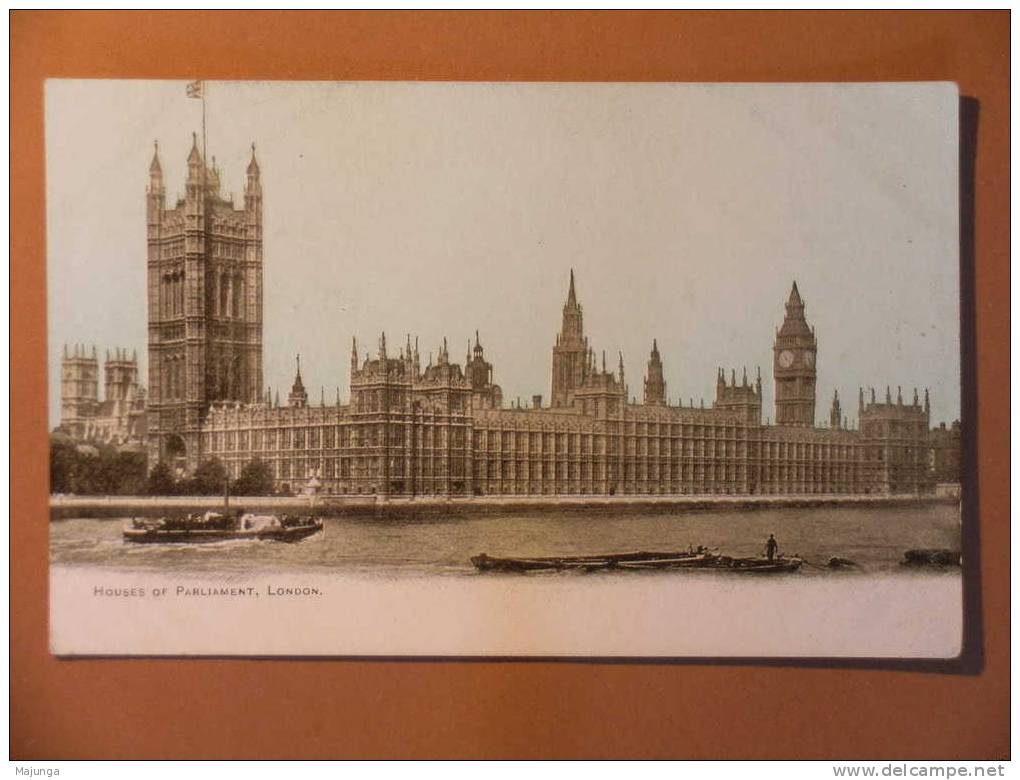 CPA - LONDON - HOUSES OF PARLIAMENT - RARE - COLORISEE - Houses Of Parliament