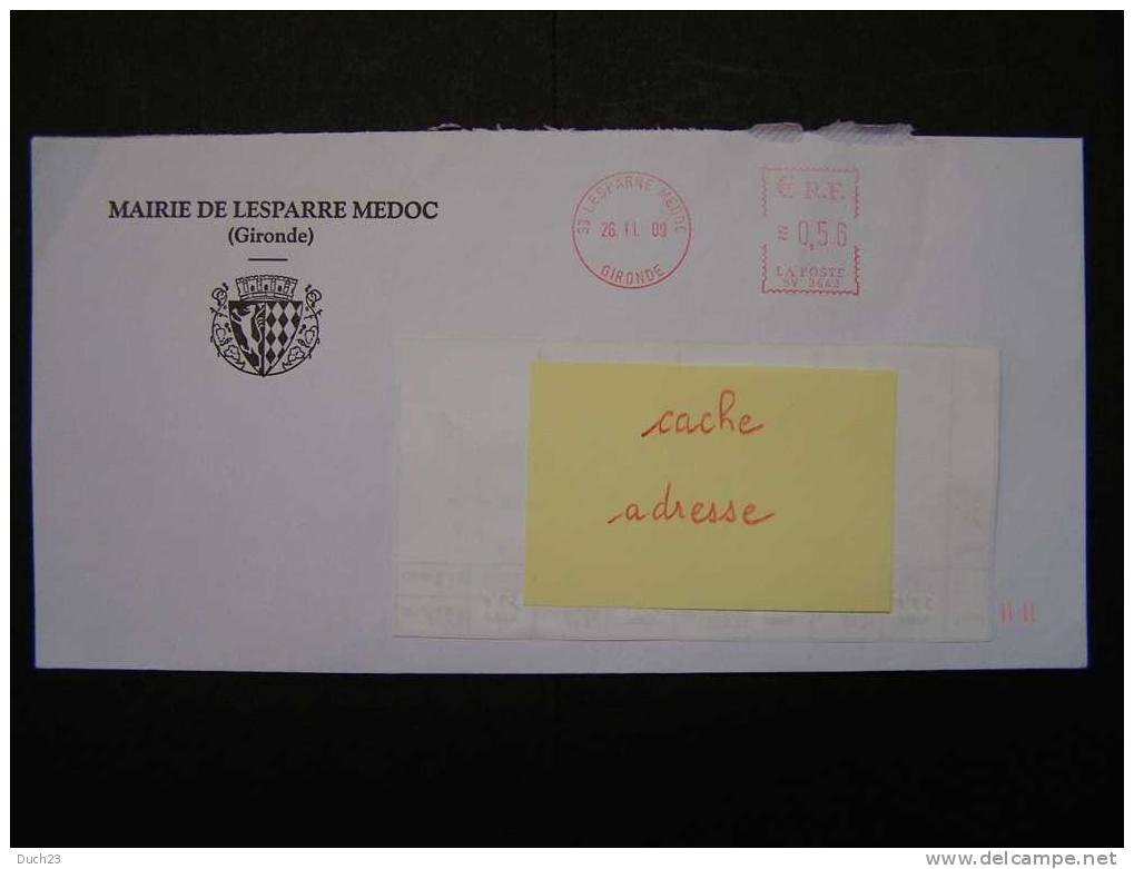 MAIRIE VILLE DE LESPARRE MEDOC GIRONDE - Storia Postale