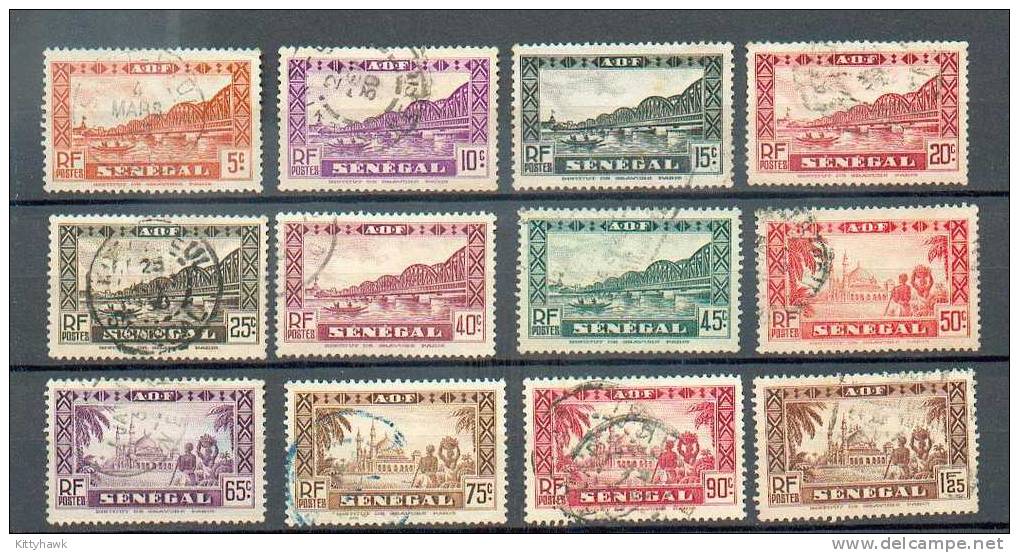 SEN 243 - YT 117 à 121 / 123 à 128 / 130-131 / 133 à 137 Obli - Used Stamps