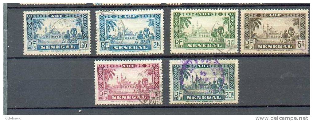 SEN 243 - YT 117 à 121 / 123 à 128 / 130-131 / 133 à 137 Obli - Used Stamps