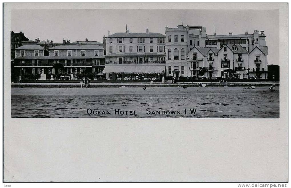 -  ANGLETERRE - ISLE OF WIGHT - OCEAN HOTEL - SANDOWN I. W . - Sandown