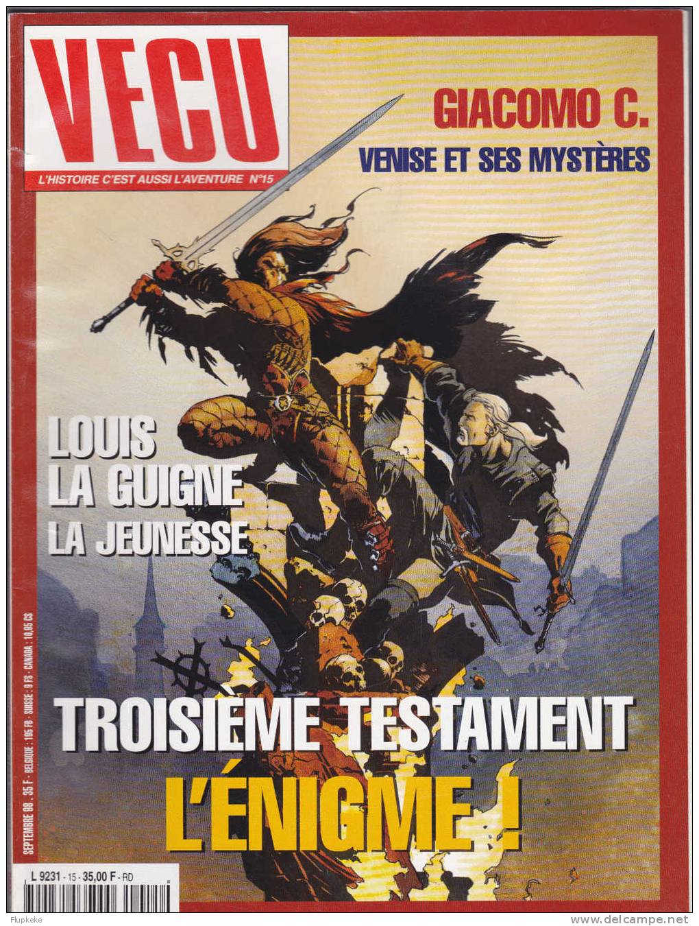 Vécu 15 Septembre 1998 - Vécu