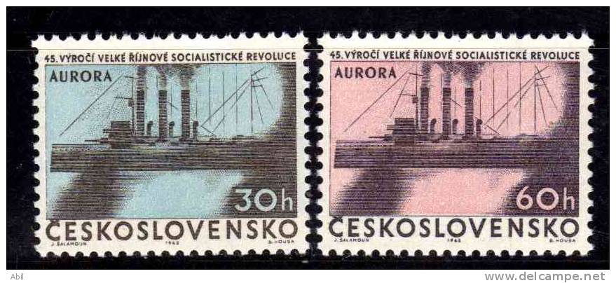 Tchécoslovaquie 1962 N°Y.T. :  1240 Et 1241** - Unused Stamps