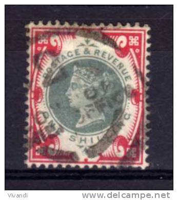 Great Britain - 1900 - 1 Shilling Colour Change - Used - Usati