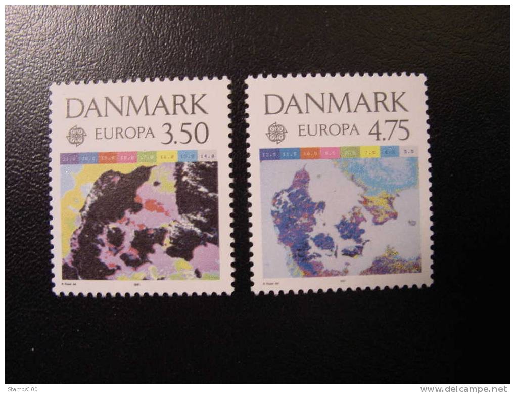 DANMARK, DENEMARKEN,DÄNEMARK  CEPT 1991 MNH **  MI 1000/1001               (010809) - 1991