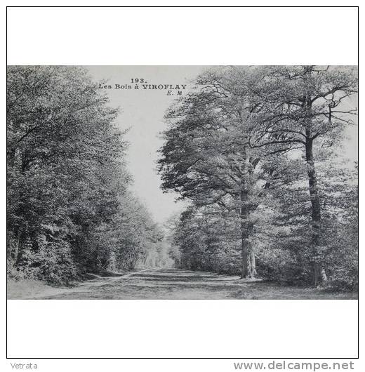 Carte Postale Affranchie : 1908, Les Bois De Viroflay - Viroflay