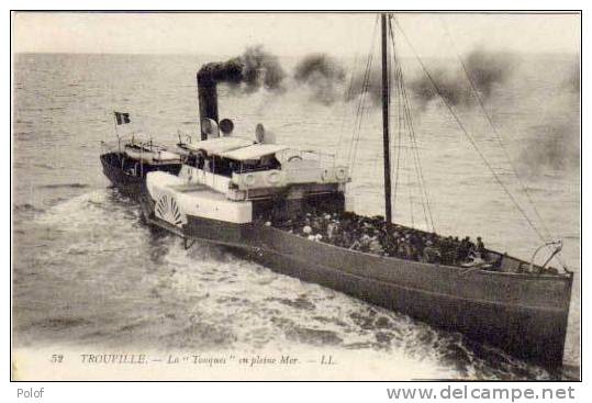 Trouville - La "touques" En Pleine Mer   (7996) - Trouville