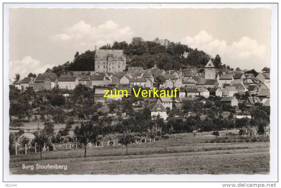 Staufenberg Bei Giessen, Gesamtansicht Mit Burg, Hotel Und Restaurant In Der Burg - Giessen