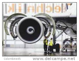 Cpm Lufthansa Reacteur Airbus A 300/ 600 - 1946-....: Moderne