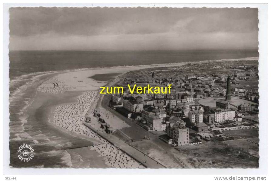 Nordseeheilbad Borkum, Luftaufnahme - Borkum