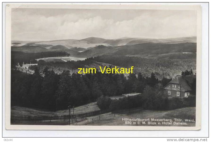 Masserberg, Blick Vom Hotel Daheim - Masserberg