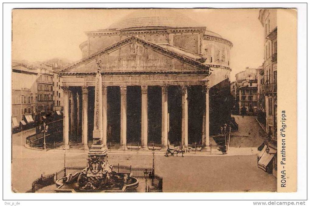 Italy - Rom - Roma - Pantheon D `Agrippa - Pantheon