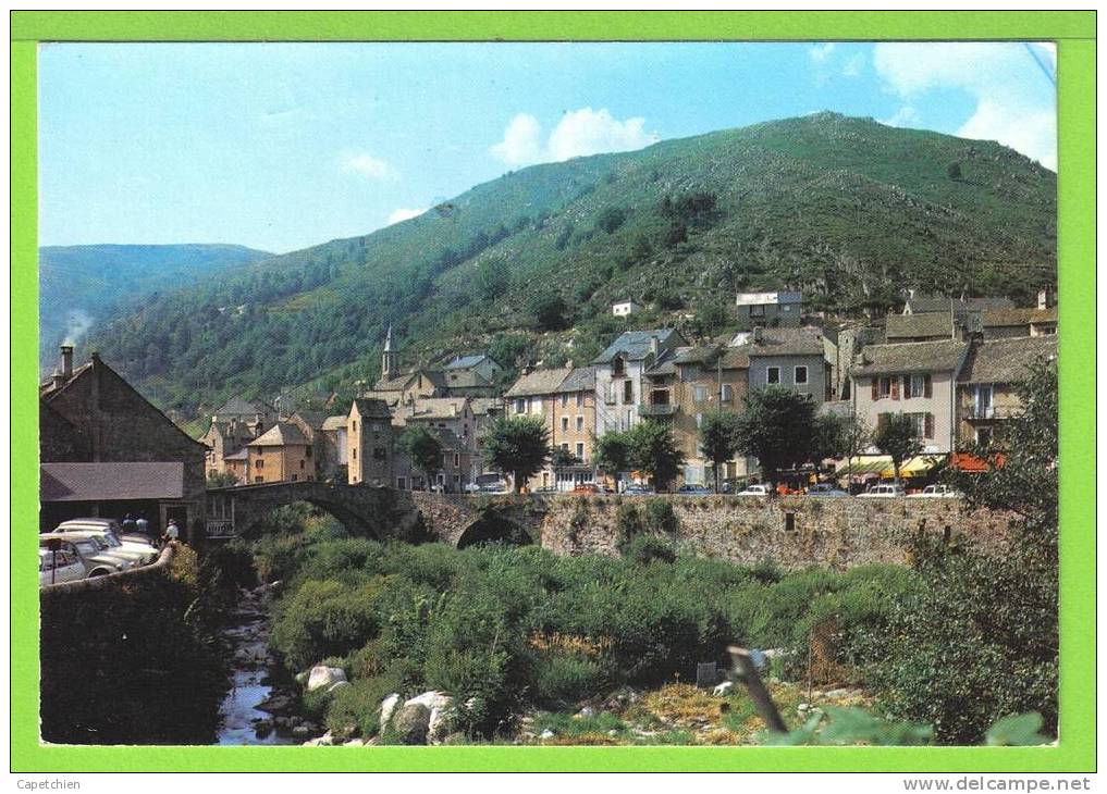 LE PONT DE MONTVERT - QUAI SUR LE TARN - Carte écrite En 1982 - Le Pont De Montvert