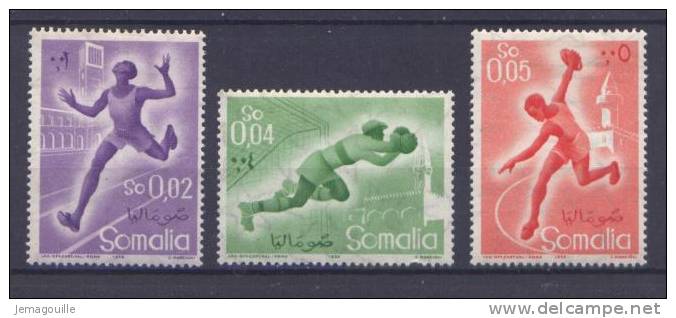 SOMALIA  - 1956 - Lot De 3 Timbres * - Ete 1956: Melbourne