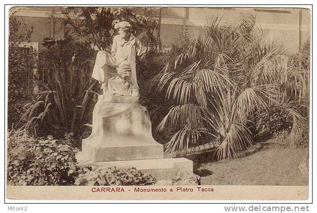 26-Carrara-Toscana -Monumento A Pietro Tacca.V.1918 X Firenze. - Massa