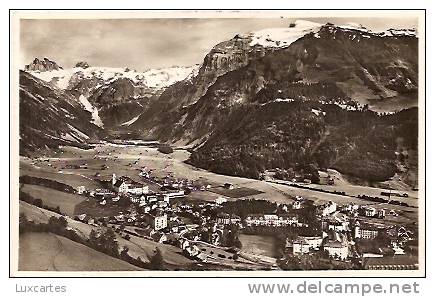 ENGELBERG MIT SPANNÖRTER U. TITLIS. - Engelberg