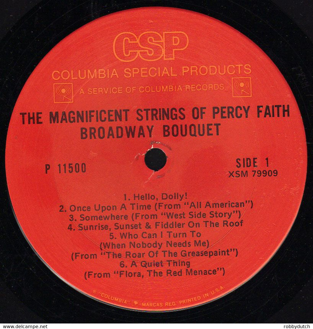 * LP *  PERCY FAITH - BROADWAY BOUQUET (USA 1965 Ex!!!) - Instrumentaal