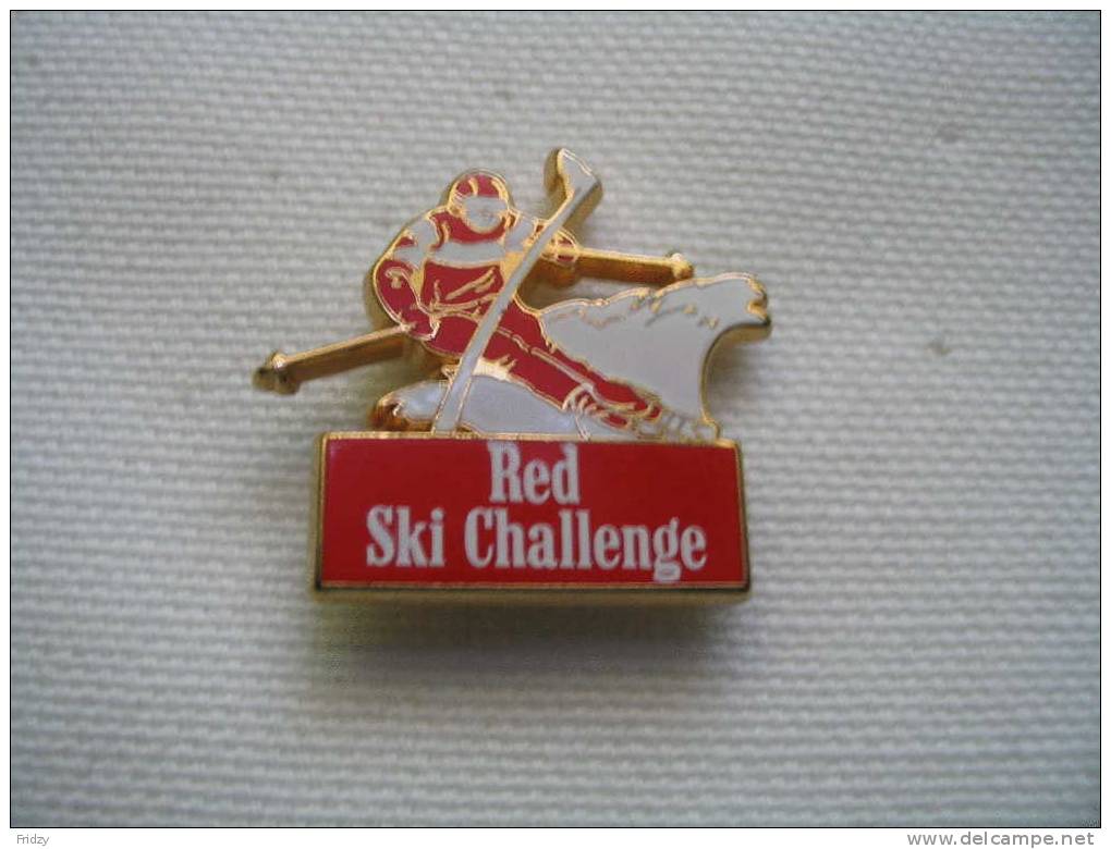 Pins Arthus Bertrand  Red Ski Challenge - Wintersport