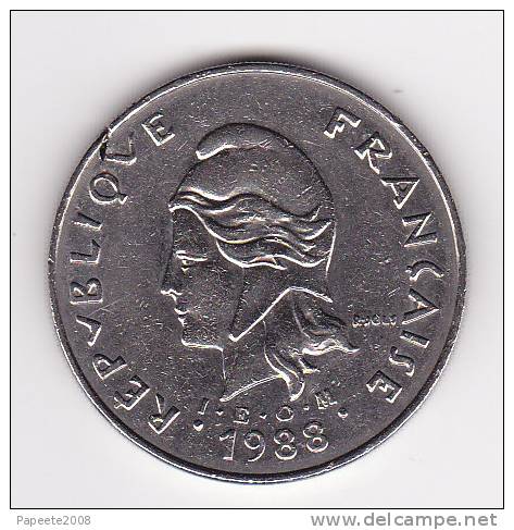 Polynésie Française - 50 FCFP - 1988 - "avec Un Défaut" - Rare - Polinesia Francese