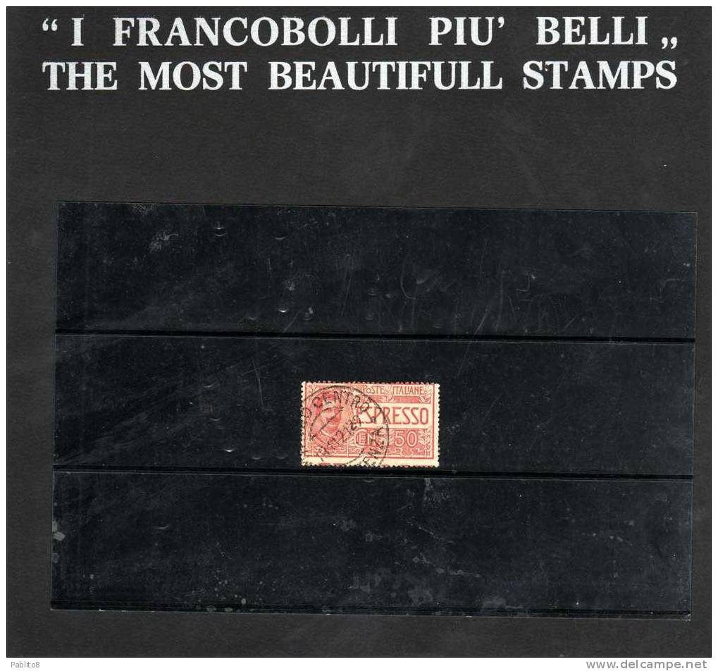 Italia Regno 1920 ESPRESSO CENT. 50 USATO - Express Mail
