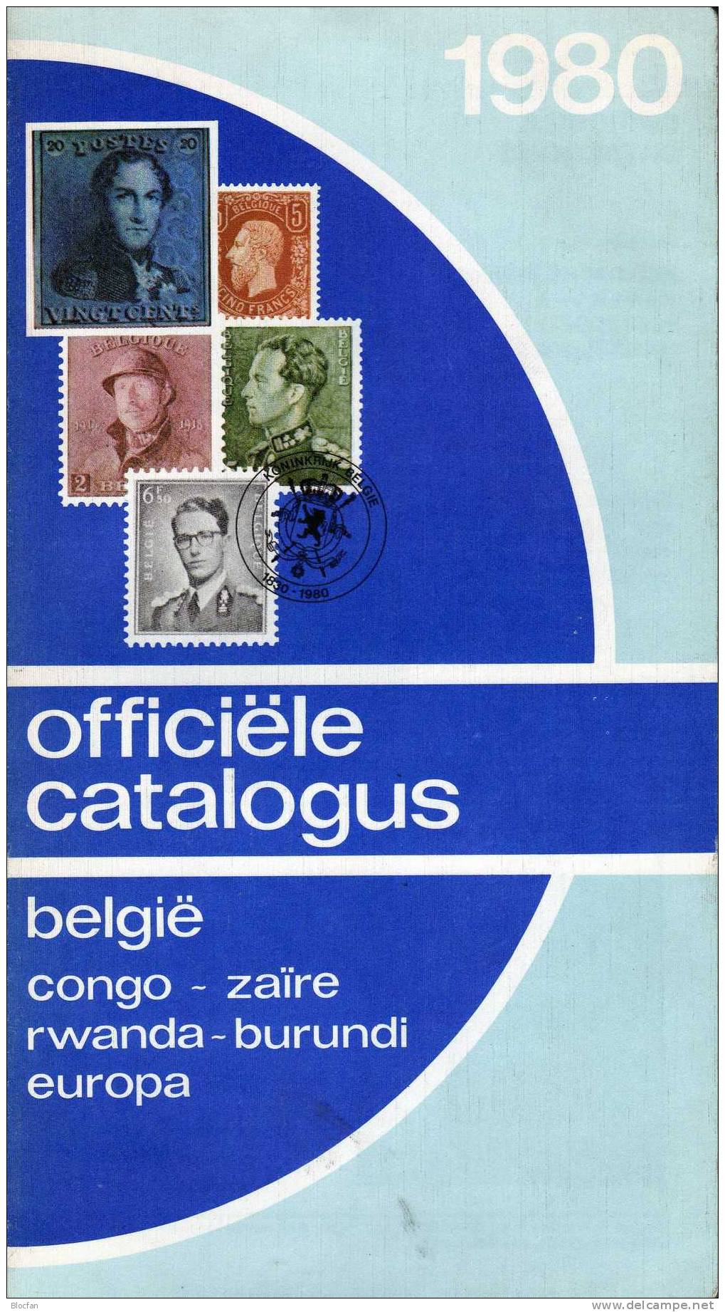 Belgien Und Gebiete Briefmarken Katalog 1980 Antiquarisch 5€ Burundi Congo Urundi Rwanda Stamps Catalogue Of Belgica - Verzamelingen