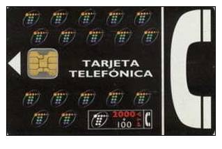 # SPAIN PU84c Telefonica Logo No2 2100 Ob2 05.95  Tres Bon Etat - Basisausgaben