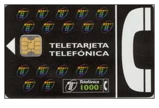 # SPAIN PU83d Telefonica Logo No2 1000 Ob2 07.95  Tres Bon Etat - Emissions Basiques