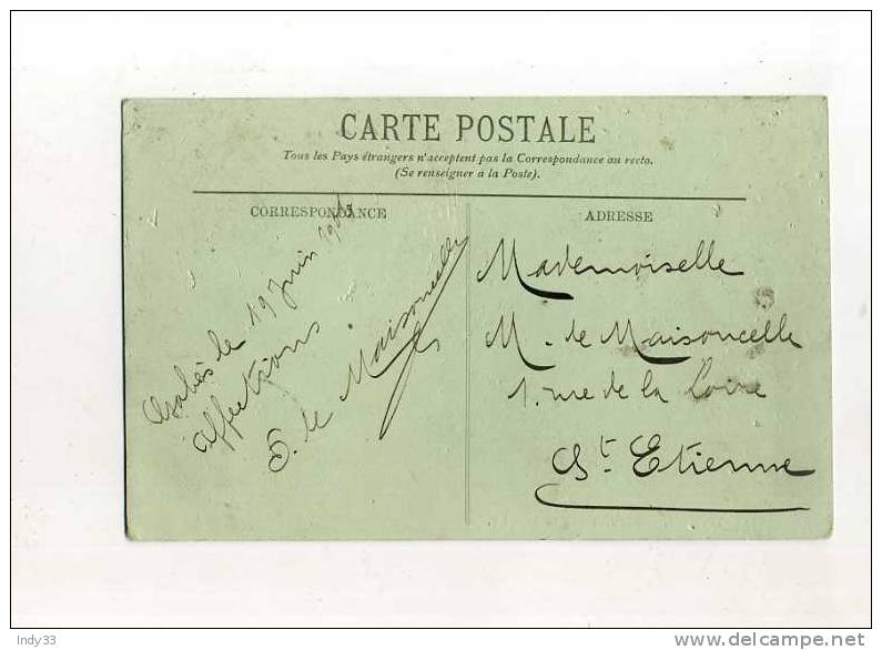 - FRANCE COLONIE TUNISIE . AFFRANCHISSEMENT SIMPLE SUR CP DE 1906 POUR LA METROPOLE - Lettres & Documents