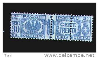 PACCHI POSTALI - 1945 - VARIETA' - Colis-postaux