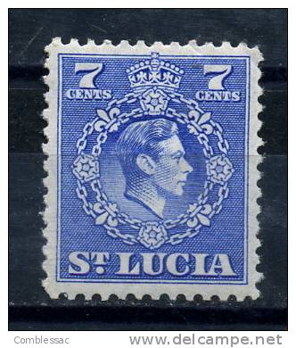 SAINT  LUCIA     1949    7c   Ultramarine - St.Lucie (1979-...)