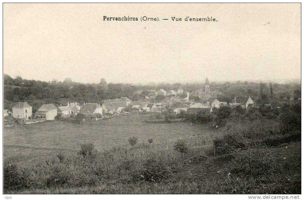 CPA - 61 - PERVENCHERES - Vue D'ensemble - 339 - Pervencheres