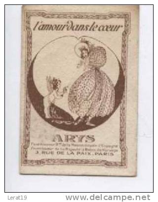 CARTE PARFUMEE....ARYS...L'AMOUR DANS LE COEUR.... * ‹(•¿•)› - Antiquariat (bis 1960)