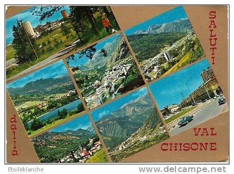 ITALIA Saluti Dalla Val Chisone / Fenestrelle Pragelato Sestriere Castel Del Bosco Pinerolo - Panoramic Views