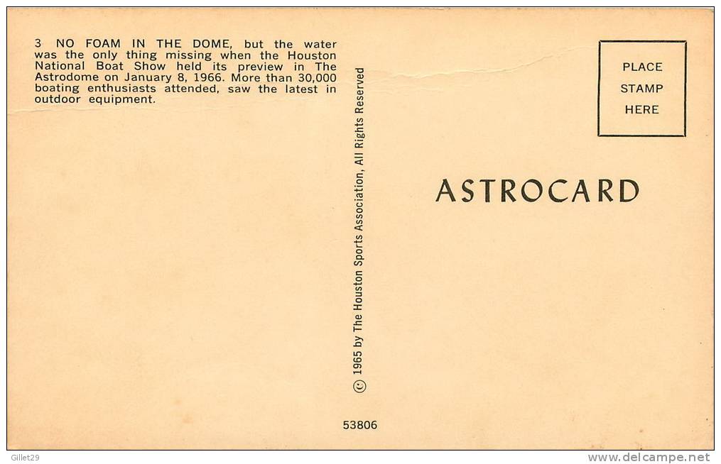 HOUSTON,TX. - NATIONAL BOAT SHOW OF 1966 - - Houston