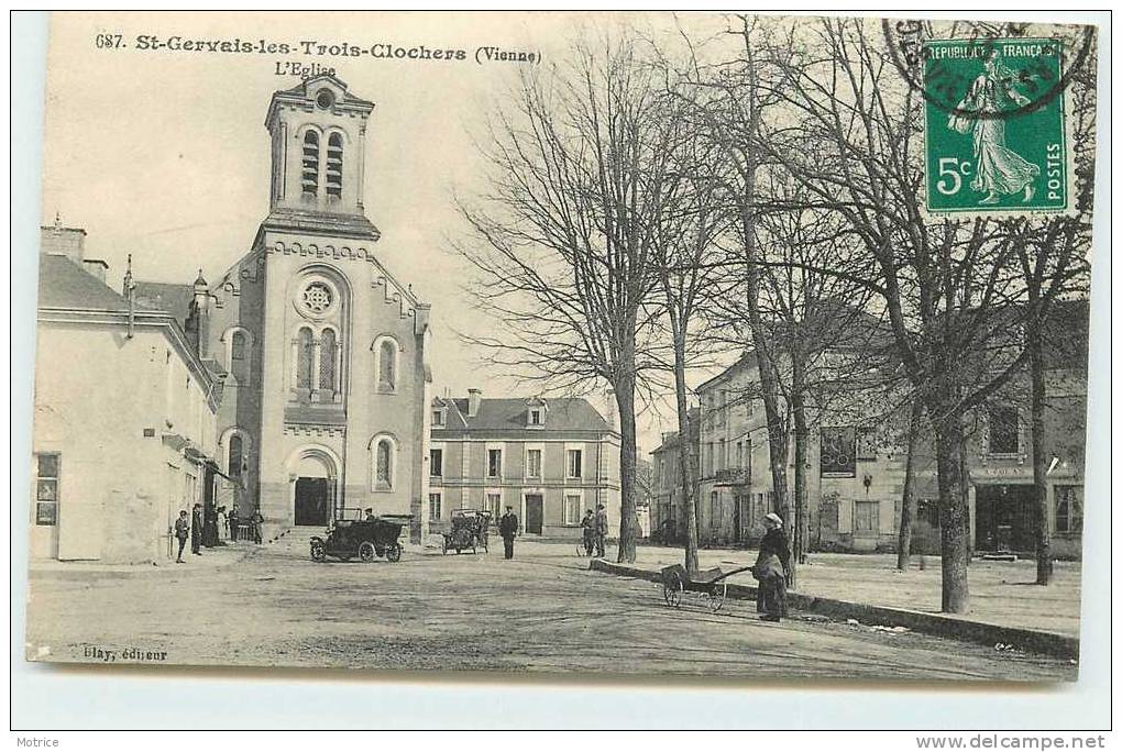 SAINT GERVAIS LES TROIS CLOCHERS.      -      L'Eglise. - Saint Gervais Les Trois Clochers